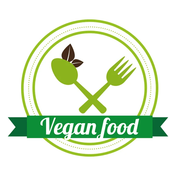 Menú vegano — Vector de stock