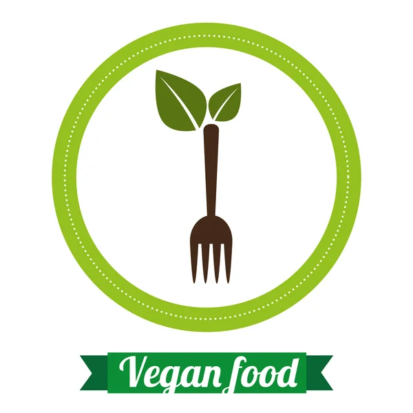 Menú vegano — Vector de stock