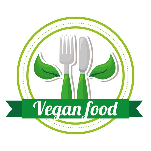 Vegan menu — Stock Vector