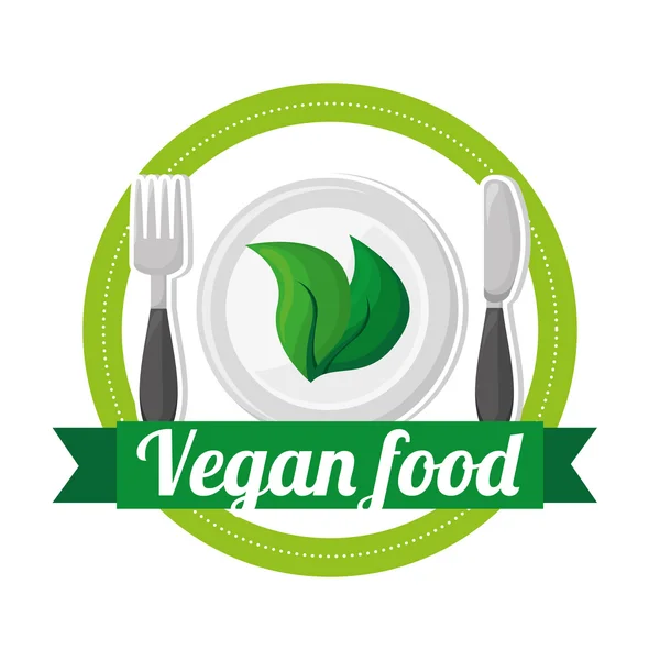 Meniu vegan — Vector de stoc