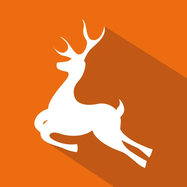 Deer icon — Stock Vector