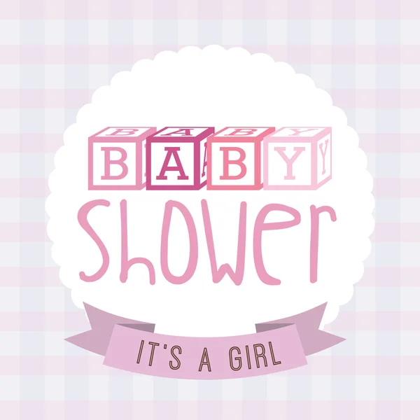 Baby shower — Stock Vector