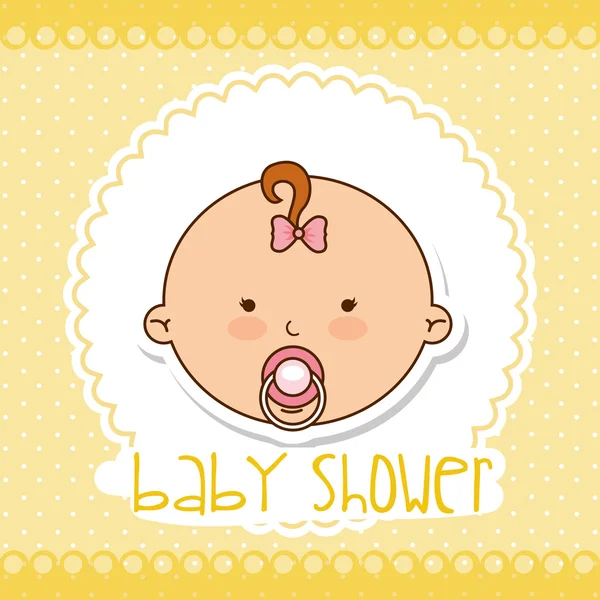 Baby shower — Stock Vector