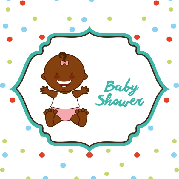 Babydouche — Stockvector