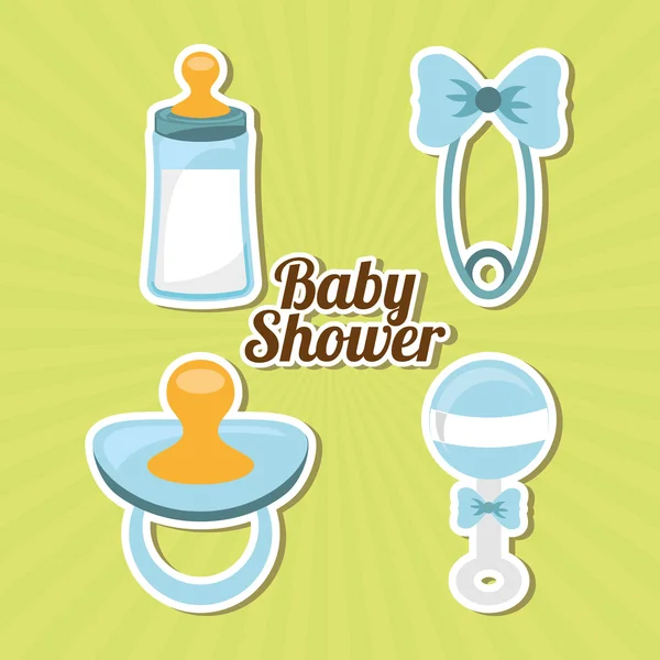 Babydusche — Stockvektor