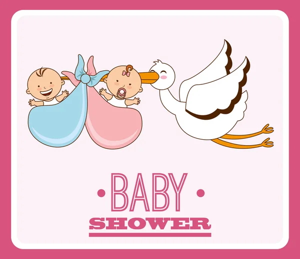 Baby shower — Stock Vector