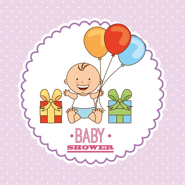 Baby shower — Wektor stockowy