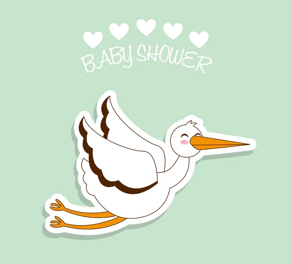 Babydouche — Stockvector