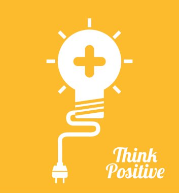 think positive  clipart