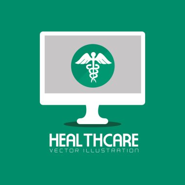 Tıbbi tasarım, vektör çizim.