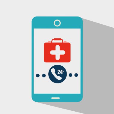 Tıbbi tasarım, vektör çizim.