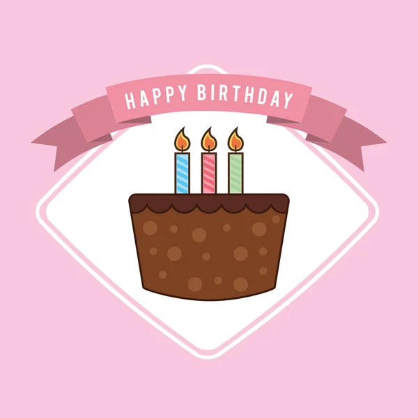 Feliz cumpleaños — Vector de stock