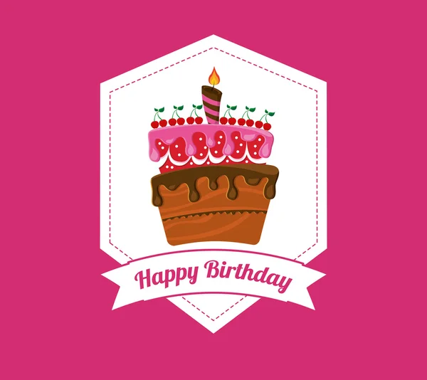 Happy birthday — Stock Vector