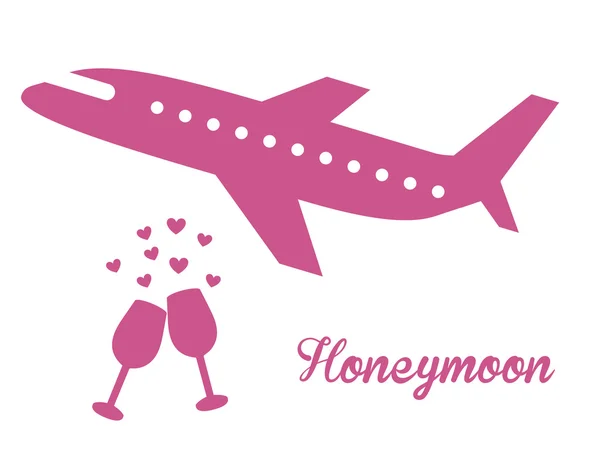 Honeymoon — Stock Vector