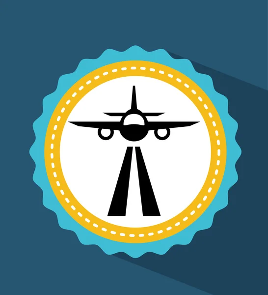 Iconos del aeropuerto — Vector de stock