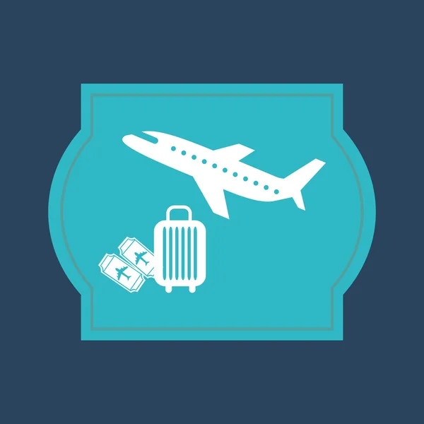 Repülőtér-ikonok — Stock Vector