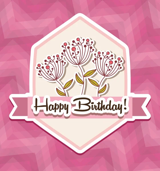 Happy birthday — Stock Vector