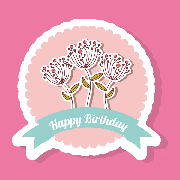 Happy birthday — Stock Vector