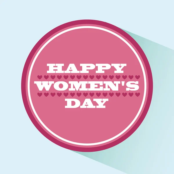 Happy womens day — Stock Vector