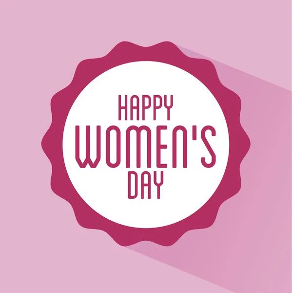 Happy womens day — Stock Vector