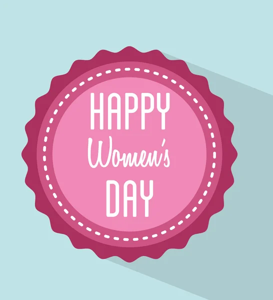 Happy womens day — Stock Vector