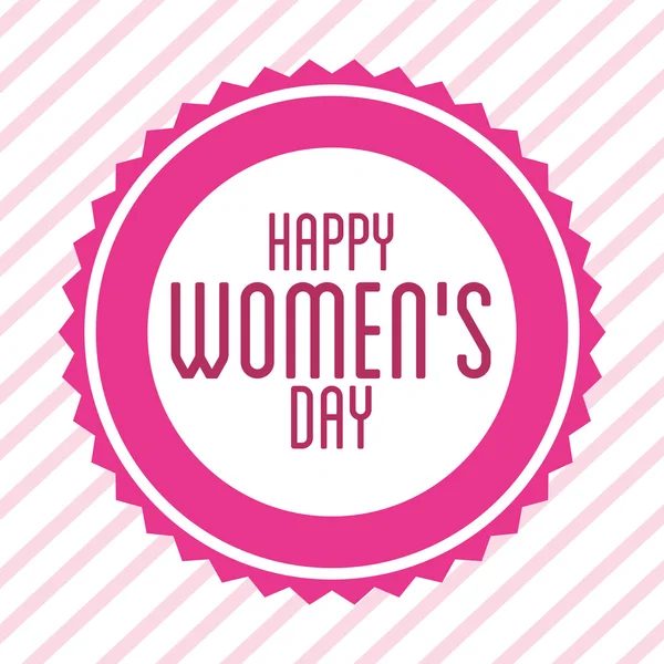 Happy womens day — Stock Vector