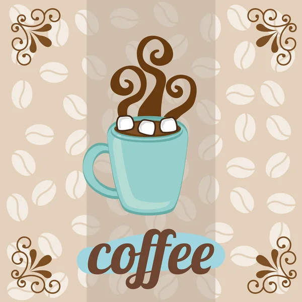 Delicioso café — Vector de stock