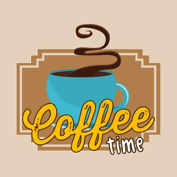 Lezzetli kahve — Stok Vektör