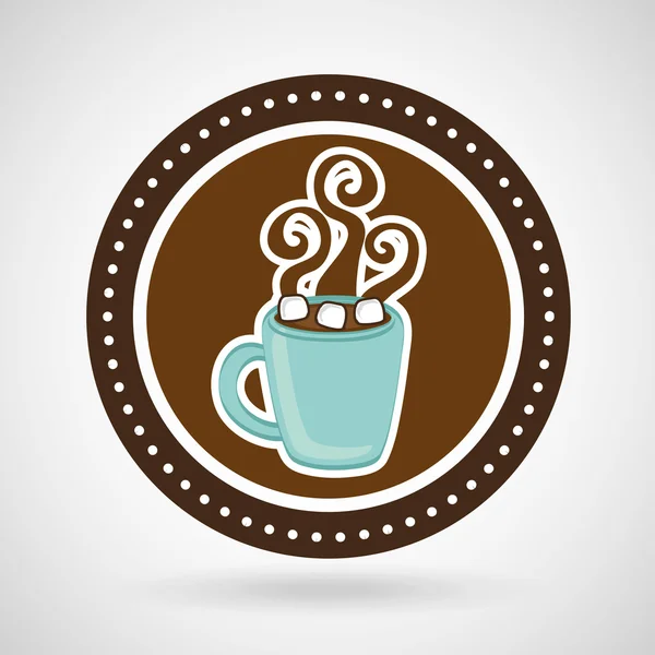 Delicioso café — Vector de stock