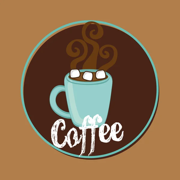 Απολαυστικό καφέ — Διανυσματικό Αρχείο