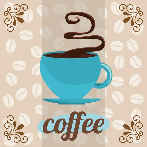 Delicioso café — Vector de stock