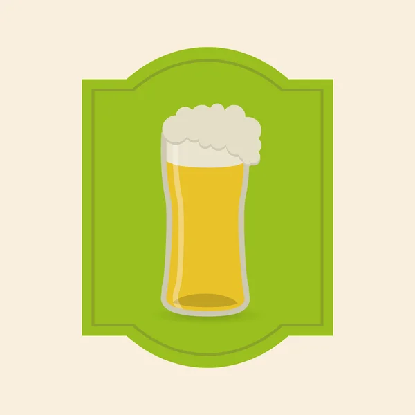 Koud bier — Stockvector