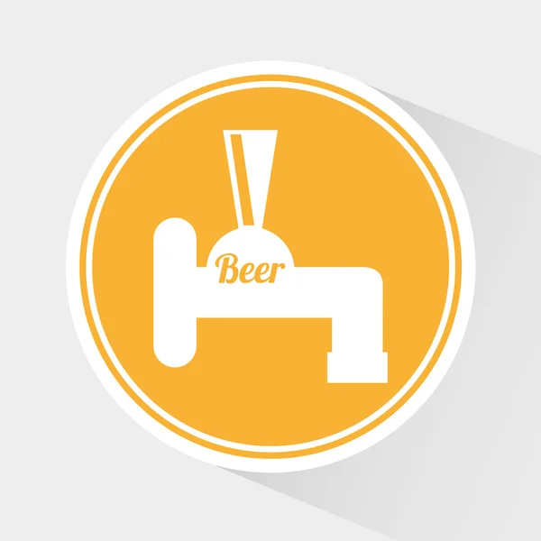 Cerveza fría — Archivo Imágenes Vectoriales