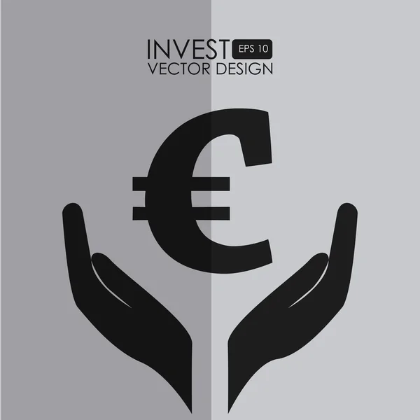 Money design, vector illustration. — Stock Vector