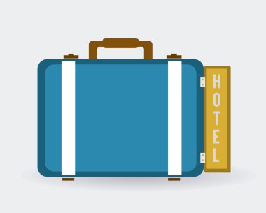 Otel tasarımı, vektör çizim.