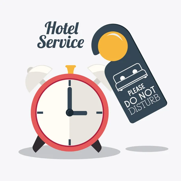 Design de hotel, ilustração vetorial . — Vetor de Stock