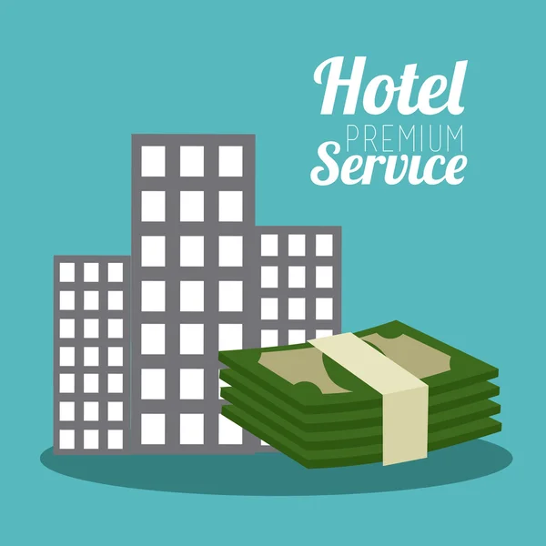 Hotel design, ilustracji wektorowych. — Wektor stockowy