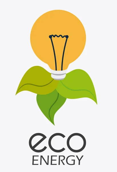 Ecologie ontwerp, vectorillustratie. — Stockvector