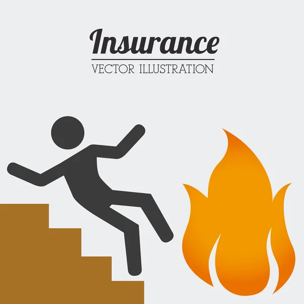 Insurance design, vektor illustration. — Stock vektor