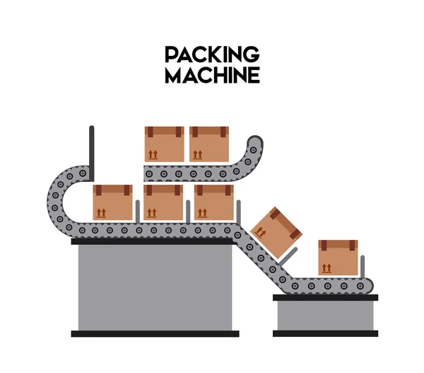 Packing machine — Stockvector