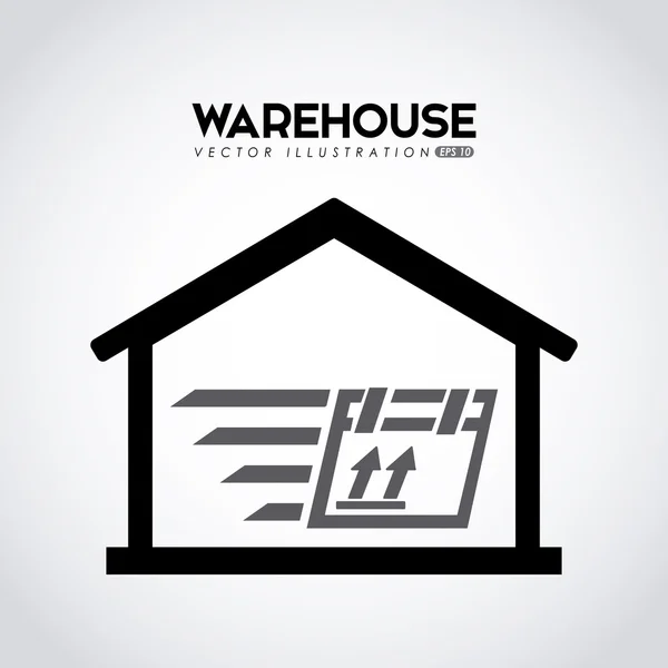 Warehouse — Stock Vector