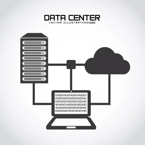 Centro de dados — Vetor de Stock