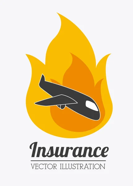 Insurance design, vektor illustration. — Stock vektor