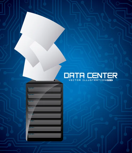 Центр обработки данных — стоковый вектор