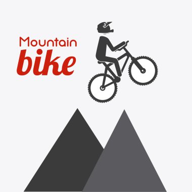 Bisiklet tasarım, vektör çizim.