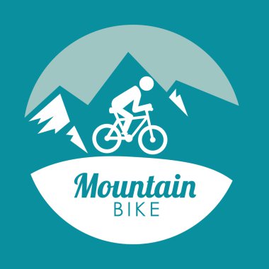 Bisiklet tasarım, vektör çizim.