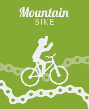 Bisiklet tasarım, vektör çizim.