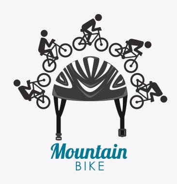 Bisiklet tasarım, vektör çizim.