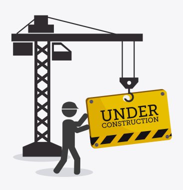 İnşaat tasarım, vektör çizim.