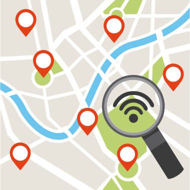 GPS simge tasarım 